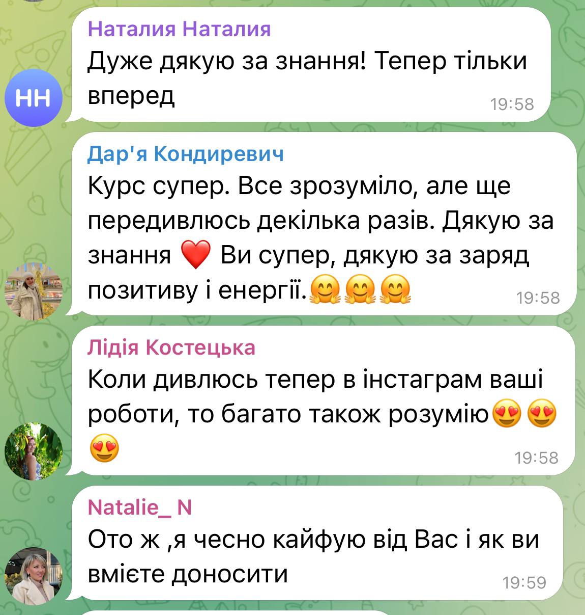 Відгук учениці №03 про курс «Колористика це просто»